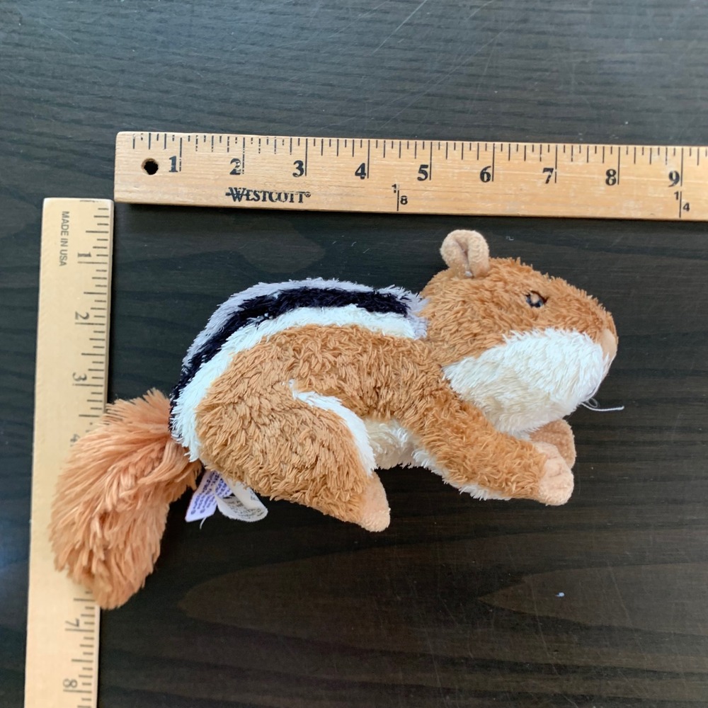 Aurora World Chipmunk Plush Stuffed Animal Realistic Striped Ground Squirrel Toy